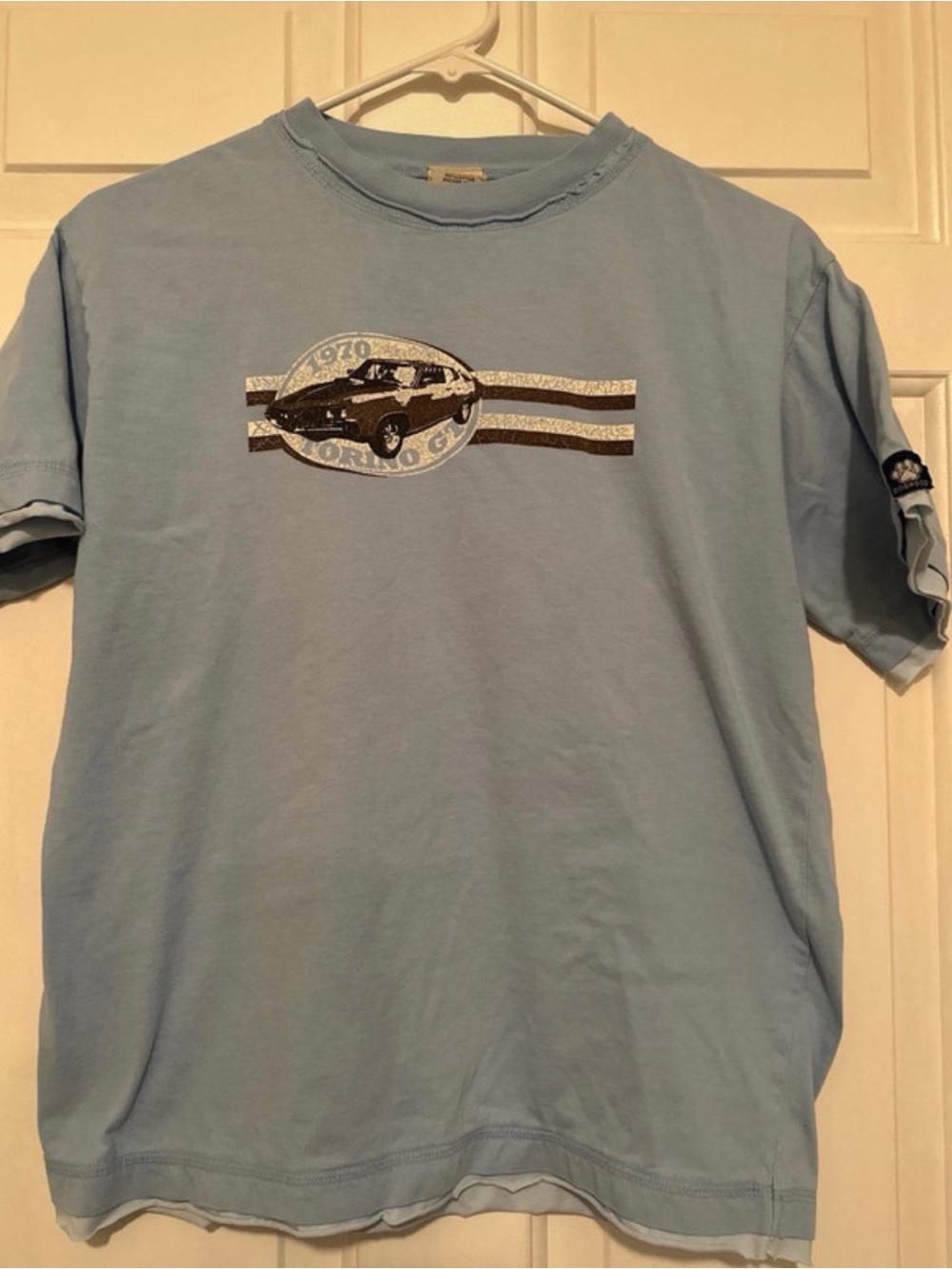 Boys 10 Dogwood boutique T-shirt, classic Ford Torino, graphicEUC